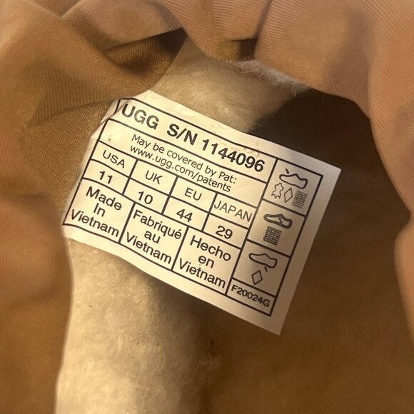 UGG Tasman Waterproof Hybrid Men Slip-ons Shoes Chestnut Blue Size 11 - Picture 7 of 10